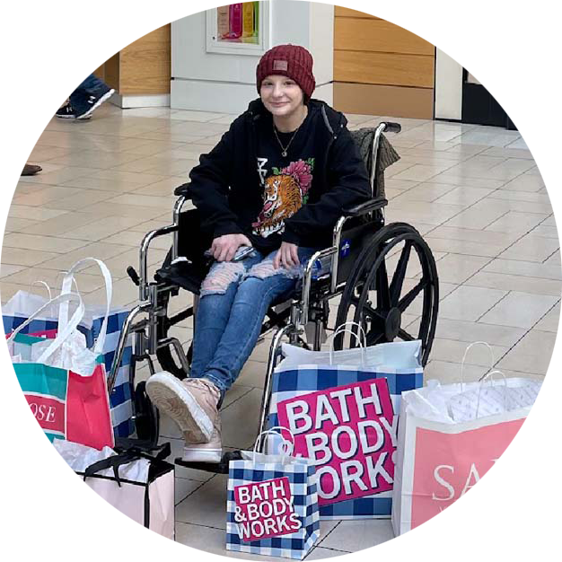 Bella, a Louisiana child whose shopping spree wish was granted